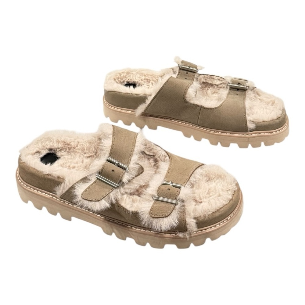 DOLCE VITA Cushioned Comfort Neelo Slip On Round Toe Sandals Size 9.5
